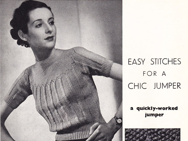 Easy Stitches for a Chic Jumper Pattern