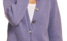 Free Stockinette Raglan Cardigan Knitting Pattern