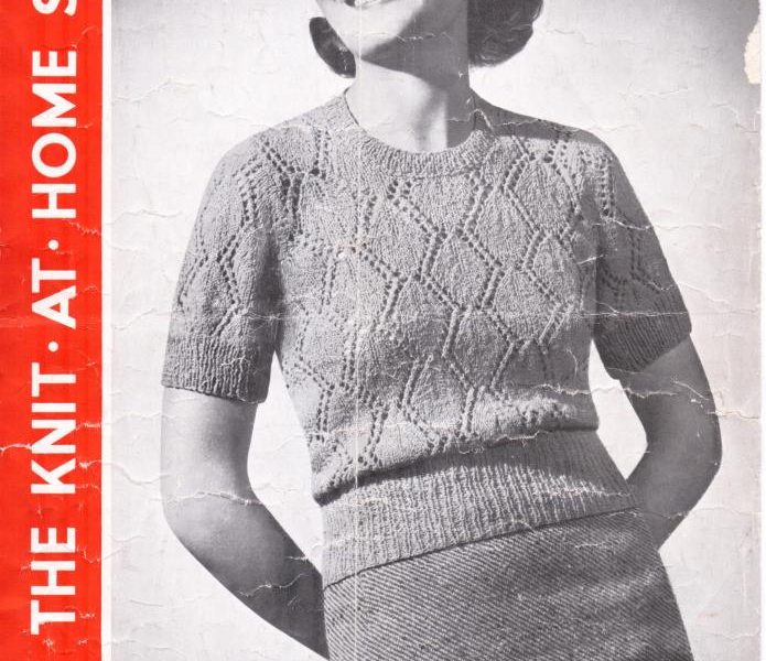 Free Vintage Knitting Pattern from 1930’s – Harlequin
