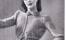Free Vintage Knitting Pattern – Bestway 1721 Fair Isle Cardigan from WW2