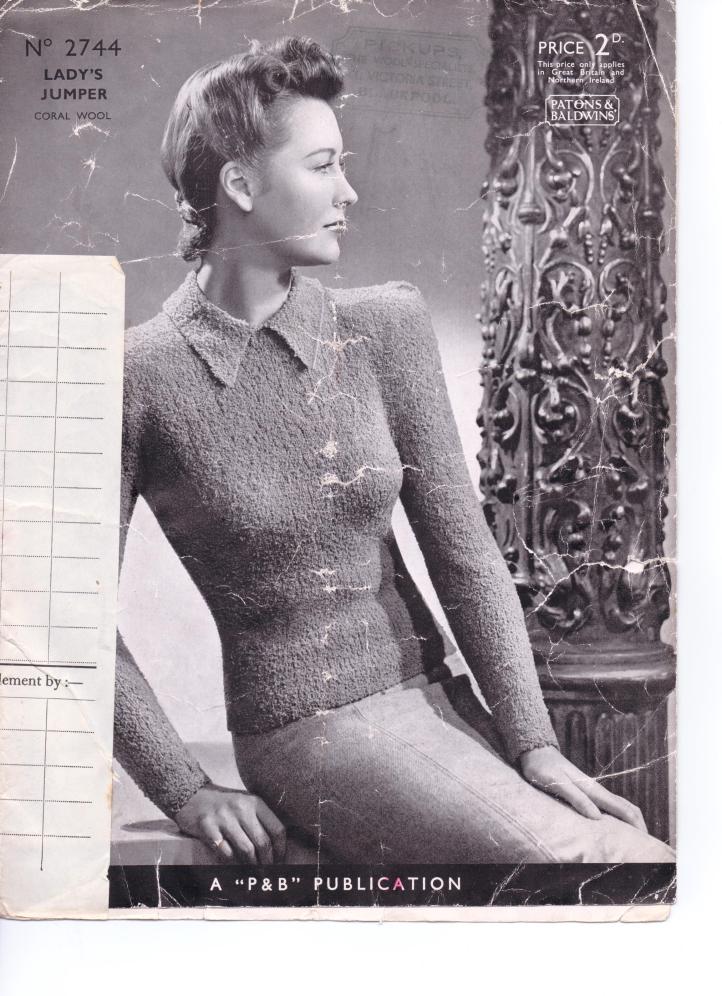 Free Vintage Lady's Jumper Pattern