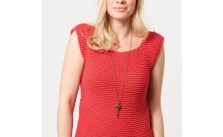 Garter Stitch Tank Free Knitting Pattern