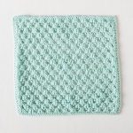 Honeycomb Stitch Dishcloth Free Knitting Pattern