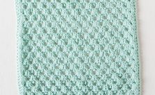 Honeycomb Stitch Dishcloth Free Knitting Pattern