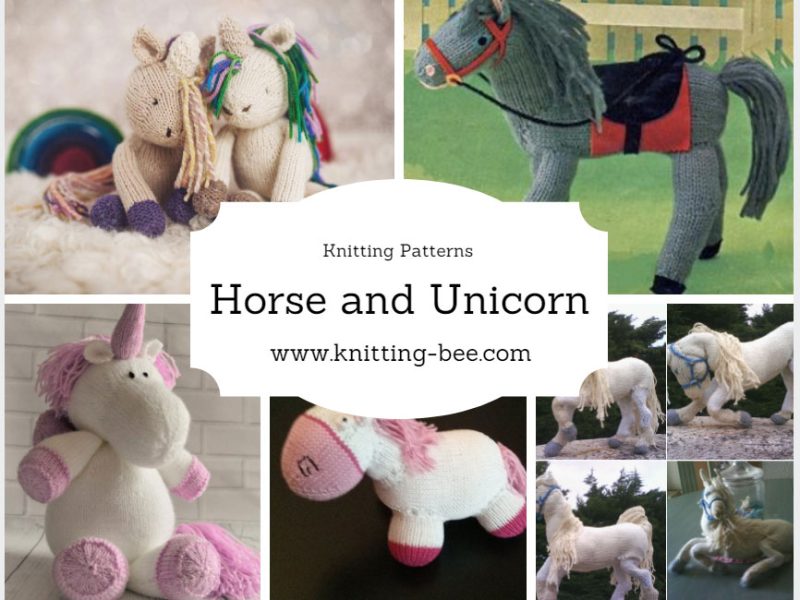 9 Amazing Horse and Unicorn Knitting Patterns