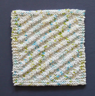 Into the Wind Dishcloth Free Knitting Pattern