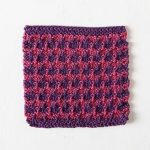 Mixed Berry Dishcloth Free Knitting Pattern