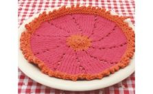Posy Dishcloth Free Knitting Pattern