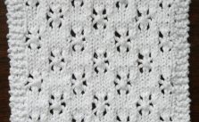 SNOWFALL One Ounce Dishcloth Free Knitting Pattern