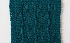 Sea Swells Dishcloth Free Knitting Pattern