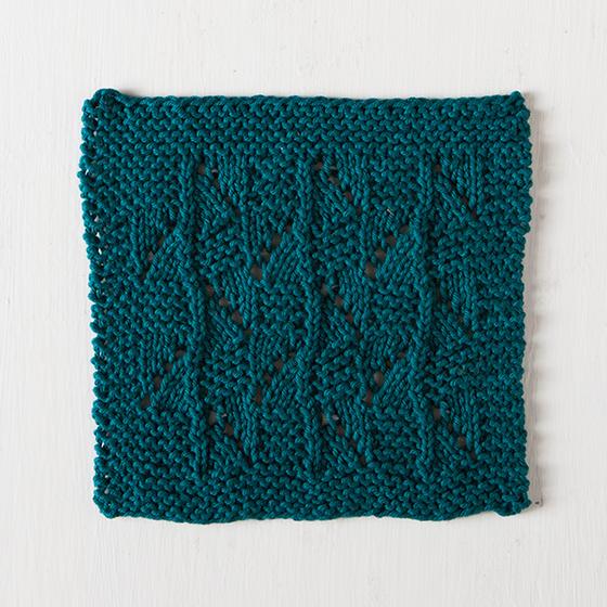 Sea Swells Dishcloth Free Knitting Pattern