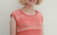 Simple Delphi Slipover Stockinette Stitch Free Knitting Pattern