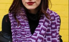 Slip-Stitch Colorwork Cowl Free Knitting Pattern