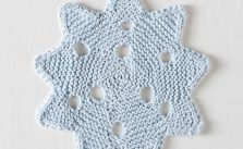 Snowflake Dishcloth Free Knitting Pattern