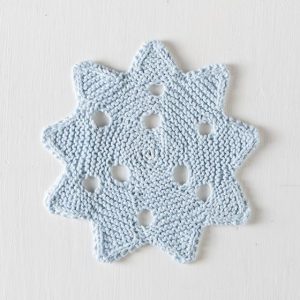 Snowflake Dishcloth Free Knitting Pattern