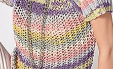 Stripy Summer Top Free Knitting Pattern