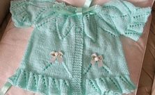 Summer Leaves Baby Cardigan