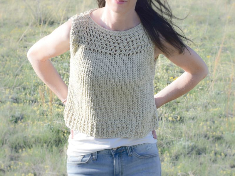 Summer vacation knit top pattern