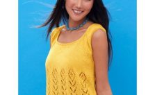Sunny Days Tank Free Summer Knitting Pattern