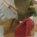 Three Knit Purl Dishcloth Free Knitting Pattern