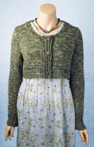 Women's Crop Cardigan Free Knitting Pattern