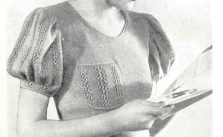 Free Vintage Knitting Patterns – Tops from 1935 (Fay’s Second Book of Knitting and Crochet)