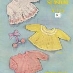 Sirdar Sunshine No.123 – Matinee Coats Free Vintage Baby Knitting Pattern