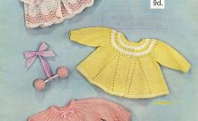 Sirdar Sunshine No.123 – Matinee Coats Free Vintage Baby Knitting Pattern
