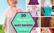 30 Free Knit Baby Dresses You’ll Love Knitting