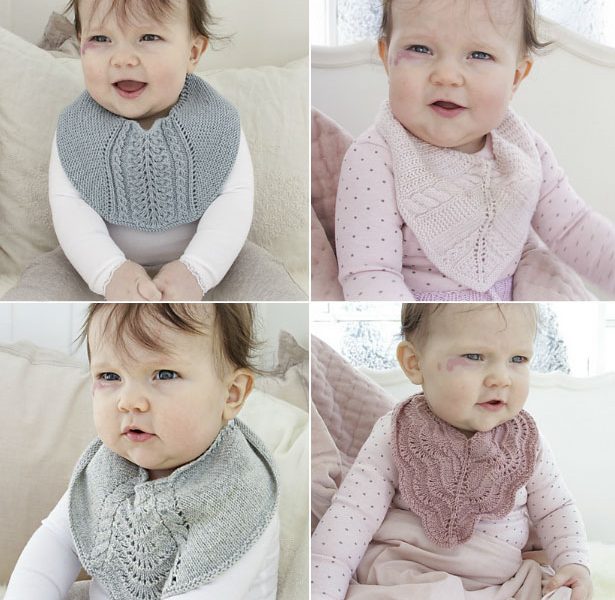 4 Free Knit Baby Bib Patterns