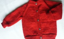 Baby’s Raglan–no seams Free Knitting Pattern