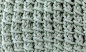 Bamboo Stitch - Free Knitting Stitch by www.knitting-bee.com