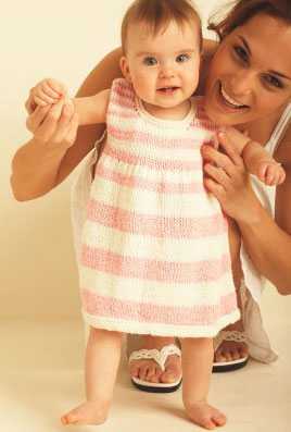 Free Knit Baby Dresses