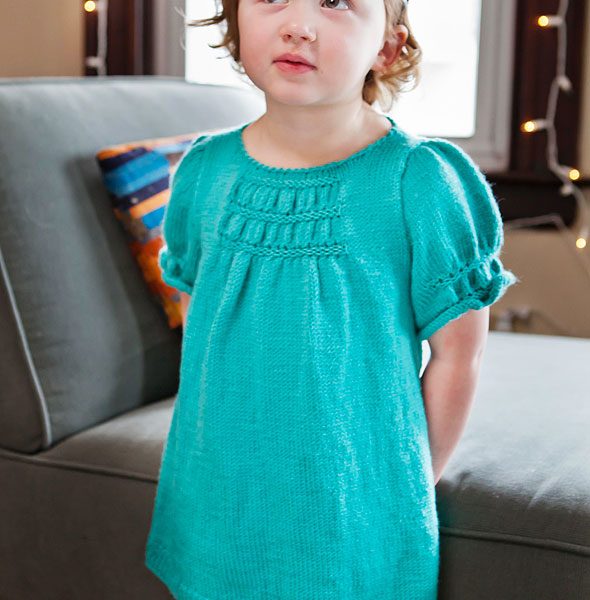 Bilby Free Baby Dress Knitting Pattern