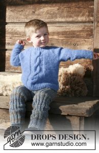 Boys Winter Nap Sweater Free Knitting Pattern