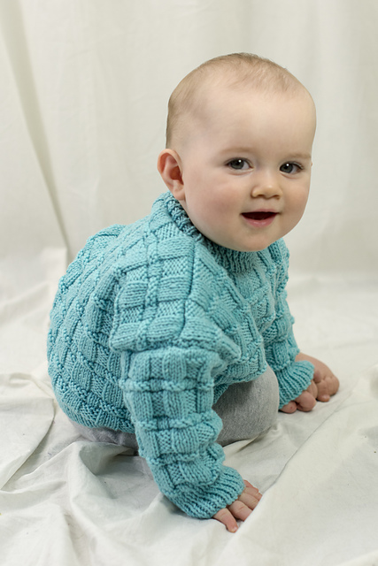 Daniel's Pullover Free Baby Knitting Pattern