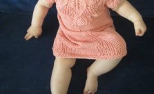 Eli Baby dress free knitting pattern