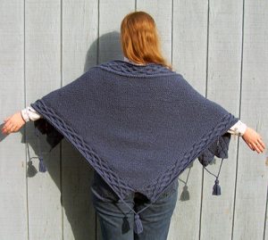Free Aran Shawl Knitting Pattern