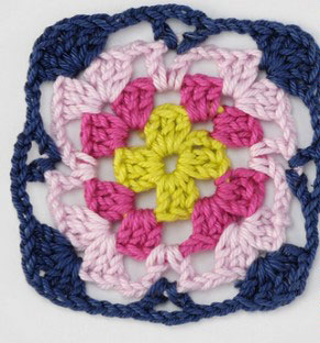 Granny Square Variation Free Crochet Pattern