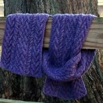 Gwynedd Scarf Free Aran Knitting Pattern