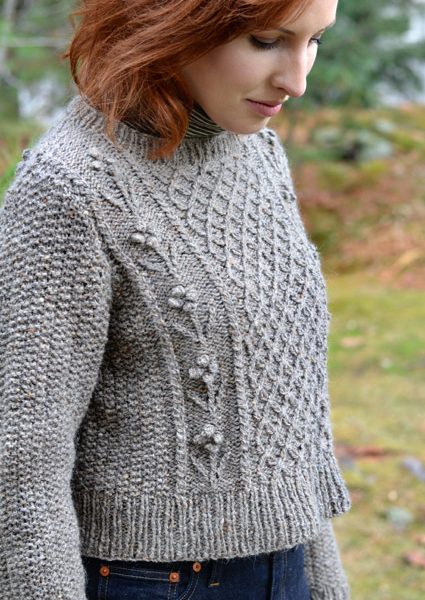 Helga Sweater Free Aran Knitting Pattern