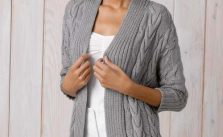 Katia Cabled Women’s Cardigan Free Knitting Pattern