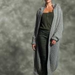 Knit an ankle-length cardigan free knitting pattern
