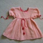 Lacy Tunic Baby Dress Knitting Pattern Free