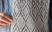Learn to Knit Lace Scarf Free Pattern