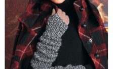 Ribbed Wristers Free Knitting Pattern