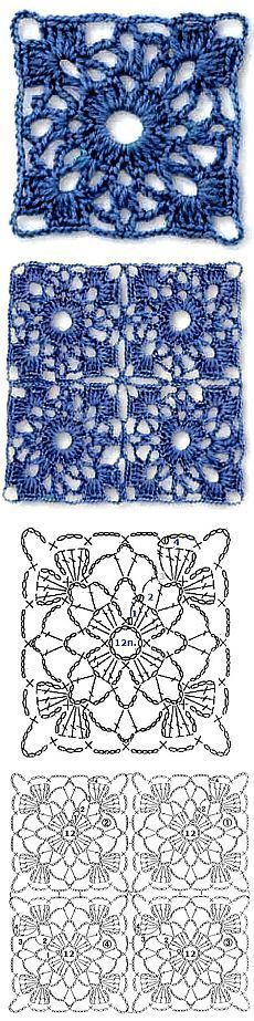 Square Lace Crochet Pattern Free