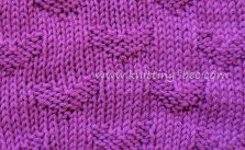 Sweet Hearts Free Knitting Stitch