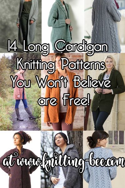 14 Long Cardigan Knitting Patterns You Won’t Believe are Free!