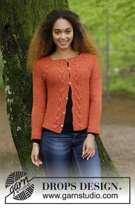 Autumn Vines Cardigan Free Knitting Pattern